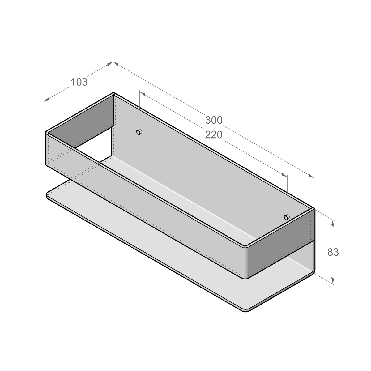 Bathroom Shelf-Organizer Skandi