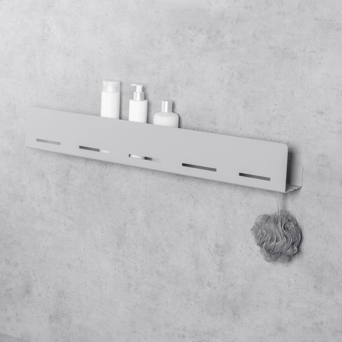 grey bathroom shelf-organizer wenca L