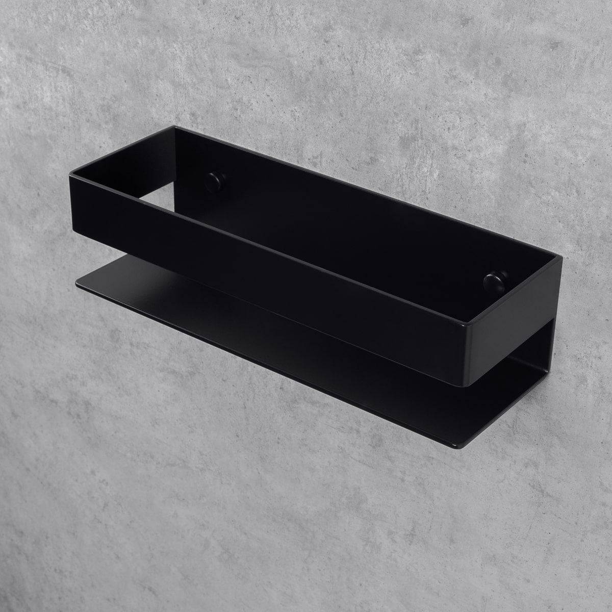 black bathroom shelf-organizer skandi