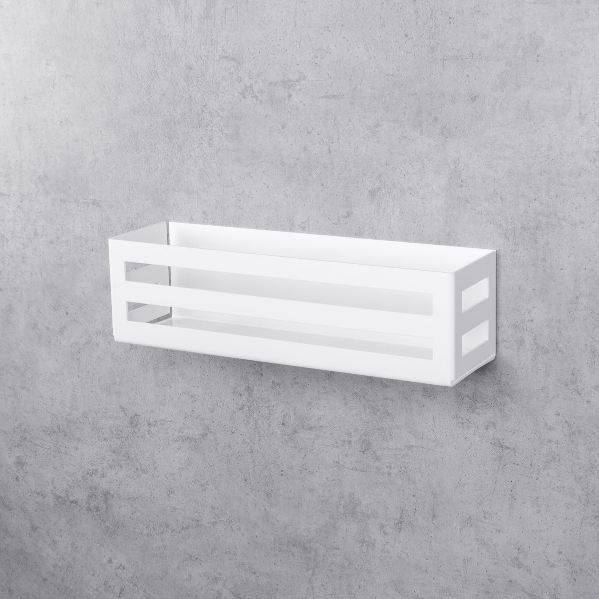 white bathroom shelf-organizer country