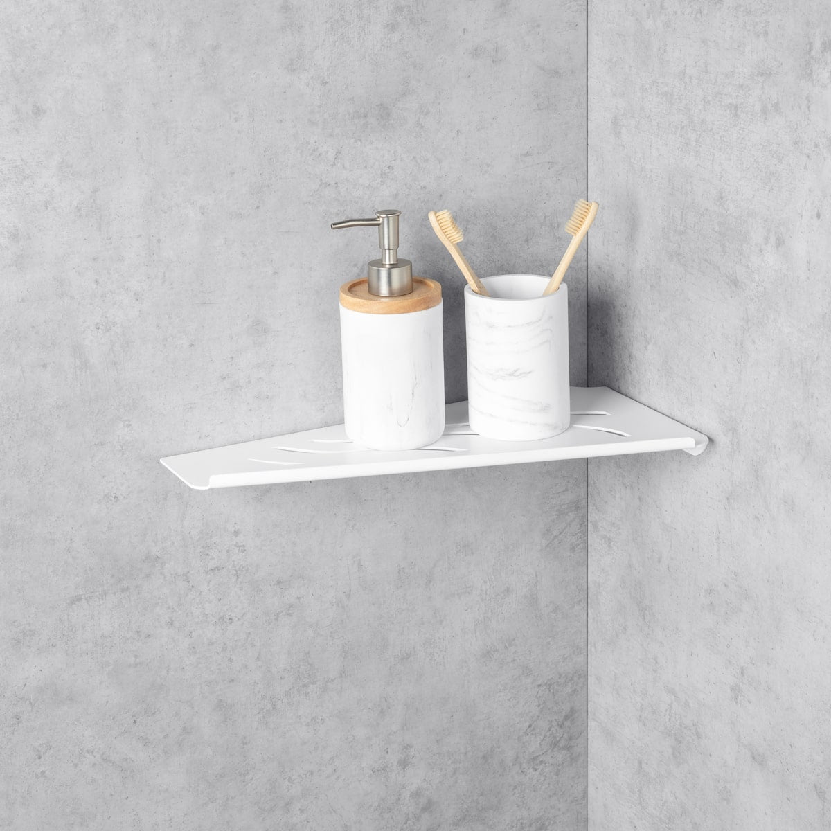 blanc ètagère d'angle pour douche navette