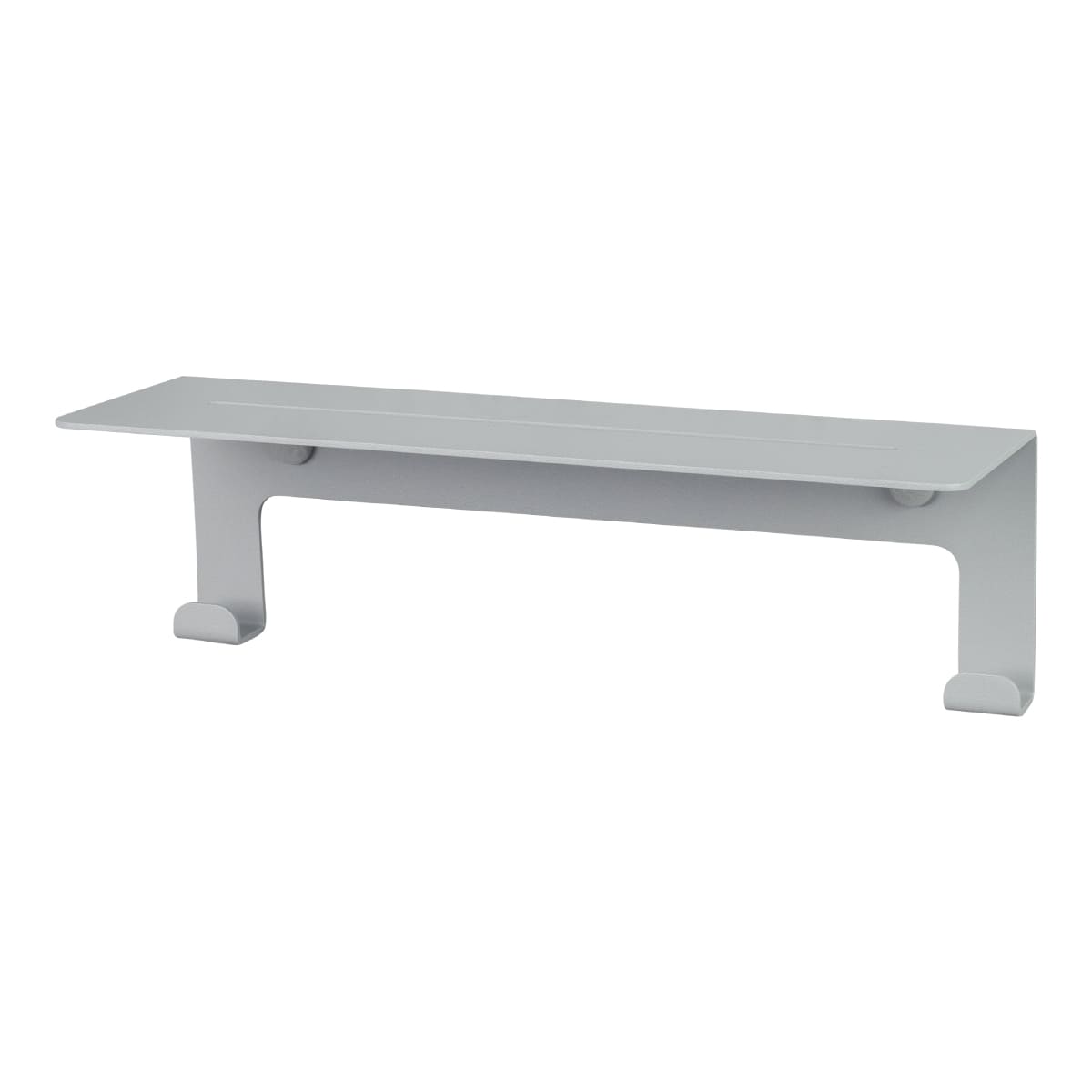 grey floating shower shelf Grohys