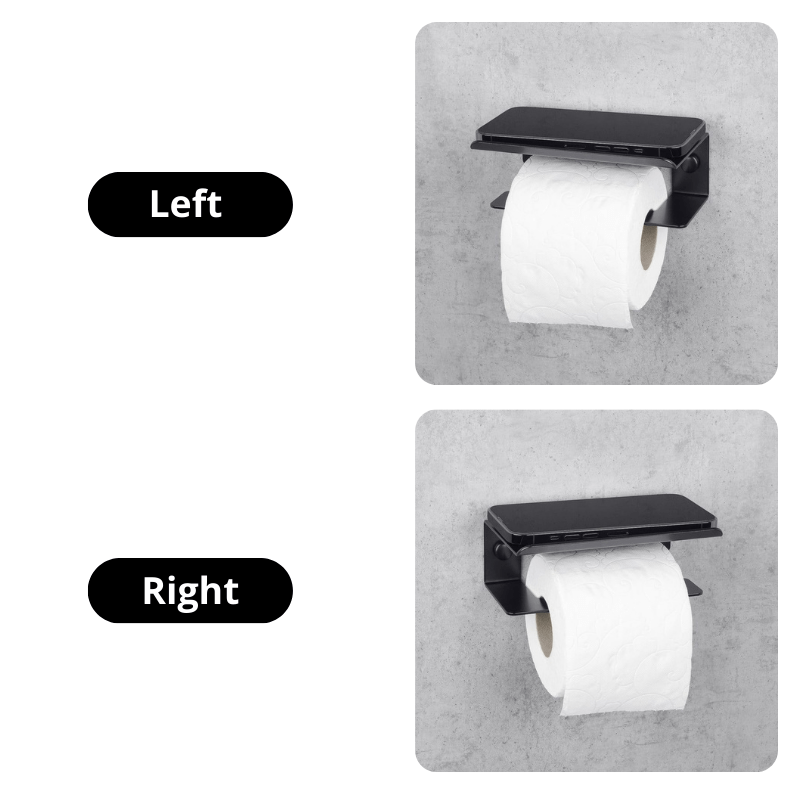 Toilettenpapierhalter mit Regal Bliss